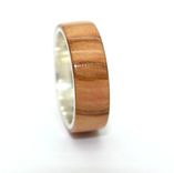 Wood And Silver Custom Rings, Gift Engagement Anniversary Wedding 3 small