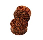 Wooden Ear Plugs Gauges, Exotic And Domestic Woods, Body Art Jewelry 1 small