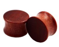 Wooden Ear Plugs Gauges, Exotic And Domestic Woods, Body Art Jewelry 3 small