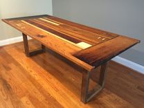 Dining Room Table With Reclaimed Wood. 1 small