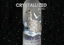 Empty Crystallized Mini Grey Goose Bottle Bling Genuine European Crystals Dining Party Favor 2 small
