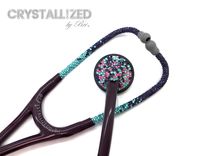 Ombre Crystallized Littmann Master Cardiology Stethoscope Nurse Bling European Crystals Bedazzled 1 small