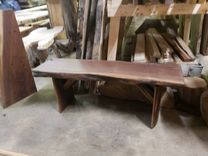 Black Walnut Bench Solid Walnut 3 small