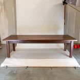 Solid Walnut Farmhouse Table 2 small