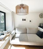 Modern Scandinavian Style Ceiling Mount Wood Pendant Lighting Lamp Shade 3 small