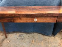 Cherry And Maple Hardwood Desk With One Drawer, Ready To Go 3 small