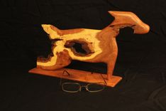 Dog Carved From  Wood 1 small