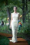 Willow Ruched Sheath Eco Wedding Gown 2 small