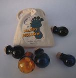 X3 Floating Bubble Bottles In (1) Cotton Muslin Gift Pouch 2 small