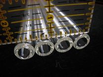 X4 - 8" Glass Straws - Zero Waste - Smoothie Size - Vegan Friendly - Juicers - Emulsion Blenders 1 small