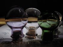 X3 Floating Bubble Bottles In (1) Cotton Muslin Gift Pouch 5 small