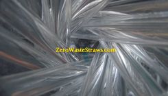 X4 - 8" Glass Straws - Zero Waste - Smoothie Size - Vegan Friendly - Juicers - Emulsion Blenders 6 small