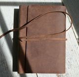 Leather Bound Bible Niv Version Distressed Brown Cowhide (577uu) 5 small