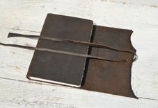 Handmade Leather Bound Professional Notebook Journal 2 small