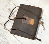 Handmade Leather Bound Professional Notebook Journal 1 small