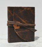 Leather Bound Handmade Western Journal Bandana Rodeo Bull Hide Copper Diary Watercolor Art Notebook 1 small