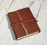 Handmade Leather Bound Travel Adventure Journal Diary Western Ledger 2 small
