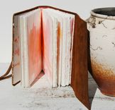 Bound Leather Journal Handmade Adventure Western Travel Dairy Watercolor Art Notebook 5 small