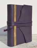 Handmade Leather Bound Pressed Flower Journal Purple Travel Diary Art Notebook 5 small