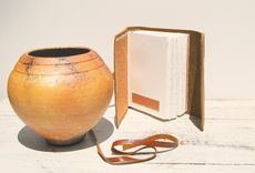 Leather Bound Journal Notebook Handmade Paper Art Travel Diary 2 small