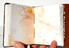 Leather Journal Handmade Pocket Travel Gift Diary Watercolor Art Notebook 4 small