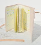 Leather Bound Handmade Journal Vintage Fleur De Lis Diary Mardi Gras Travel Watercolor Art Notebook 5 small