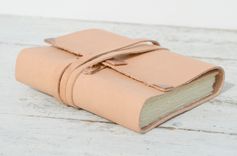 Engraved Leather Bound Journal Copper Personalized Travel Diary Poetry Watercolor Art Notebook 2 small