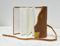 Handmade Leather Bound Journal Western Adventure Travel Diary Outdoors Notebook 3 small
