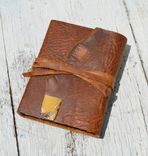 Handmade Leather Bound Journal Western Adventure Travel Diary Outdoors Notebook 4 small