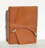 Handmade Leather Bound Journal Pewter Travel Diary Watercolor Art Notebook 1 small