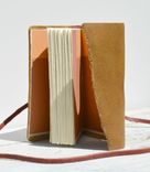 Personalized Leather Journal Bound Handmade Diary Travel Silkscreen Art Notebook Engraved Leather 4 small