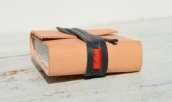 Personalized Leather Journal Bound Handmade Travel Diary Art Deco Notebook Engraved Leather 2 small