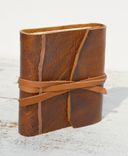 Personalized Leather Journal Engraved Bound Handmade Pocket Journal Mini Travel Copper Art Notebook 3 small