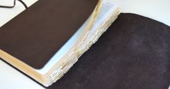 Custom Leather Bible Recovering Made To Order For New International Bible Copper (403) 2 small