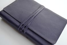 Custom Hand Made To Order Royal Purple Custom Leather Bible Cover Sleeve Pocket Sterling (409b) 4 small