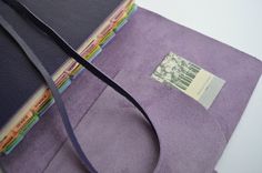 Custom Hand Made To Order Royal Purple Custom Leather Bible Cover Sleeve Pocket Sterling (409b) 5 small