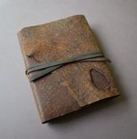 Distressed Leather Journal Pigskin Bound Adventure Outdoor Diary With Sleeve (397c) 1 small