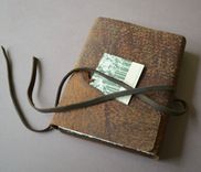 Distressed Leather Journal Pigskin Bound Adventure Outdoor Diary With Sleeve (397c) 2 small