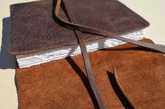 Custom Order Leather Bound Notebook Lined Brown Journal Travel Diary (501) 4 small