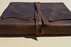Custom Order Leather Bound Notebook Lined Brown Journal Travel Diary (501) 5 small