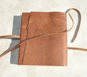 Personal Bound Leather Diary Planner Distressed Hide Custom Order Journal (491) 1 small