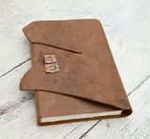 Bound Diary Handmade Leather Journal Adventure Travel Notebook (302) 2 small