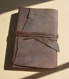 Handmade Brown Leather Cowboy Journal Pocket Rodeo Diary Mustang (473) 1 small