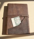 Handmade Brown Leather Cowboy Journal Pocket Rodeo Diary Mustang (473) 2 small