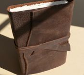 Handmade Brown Leather Cowboy Journal Pocket Rodeo Diary Mustang (473) 6 small