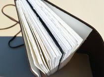 Custom Order Leather Art Journal Planner Elegant Personal Diary (530) 2 small