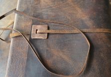 Custom Order Distressed Leather Journal Very Large Handmade Bound (494) 2 small