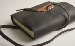 Custom Handmade Leather Bound Journal Travel Diary (277) 3 small