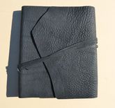 Black Leather Journal Cookbook Lined Personal Diary Handmade Travel Notebook (596b) 1 small