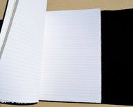 Black Leather Journal Cookbook Lined Personal Diary Handmade Travel Notebook (596b) 6 small